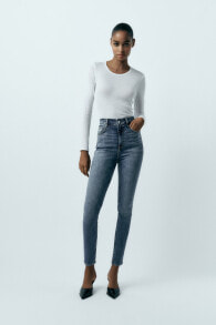 Женские джинсы с высокой посадкой