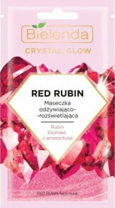 Купить маски для лица Bielenda: Bielenda Crystal Glow maseczka Red Rubin