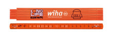 Building rulers and squares wiha 42068 - Metric - cm,mm - Orange - cm/mm - 2 m - 135 g