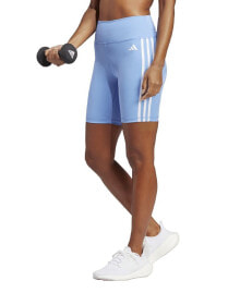 adidas women's Training Essentials 3-Stripes High-Waisted Short Leggings