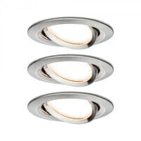 PAULMANN 934.83 - Recessed lighting spot - 3 bulb(s) - LED - 2700 K - 630 lm - Metallic