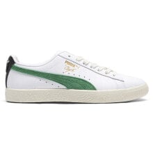 Puma Clyde Base L Lace Up Mens White Sneakers Casual Shoes 39941302