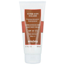 Sisley Super Soin Solaire Silky Body Cream SPF30 Солнцезащитный шелковистый крем для тела 200 мл