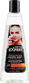 Reinigendes Mizellenwasser mit Aktivkohle für alle Hauttypen - Detox Expert Charcoal Cleansing Micellar Water