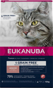 EUKANUBA Eukanuba Euk Cat Senior Grainfree Salmon 10 kg