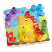 Купить развивающие и обучающие игрушки Quercetti: QUERCETTI Jumbo Peggy Drawing Pegs 45 Pieces