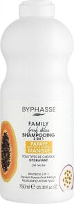 2in1 Shampoo mit Papaya, Passionsfrucht und Mango - Byphasse Family Fresh Delice Shampoo