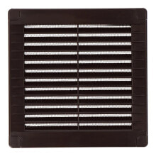 EDM Square ventilation grille with plugs ABS 150x150x7 mm