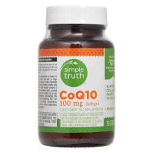 Коэнзим Q10 simple Truth CoQ10 Коэнзим Q10 100 мг 30 гелевых капсул