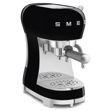 SMEG ECF02BLEU Espresso-Kaffeemaschine schwarz Dampffunktion 15bar