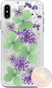 Puro Etui Glam Hippie Chic Cover iPhone XR zielone