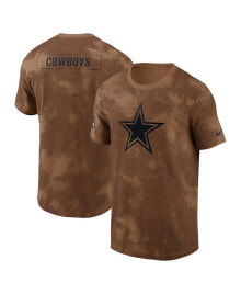 Nike men's Brown Dallas Cowboys 2023 Salute To Service Sideline T-shirt