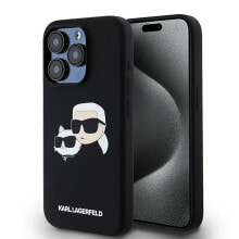 KARL LAGERFELD Klhmp15XSkchpplk iPhone 15 Pro Max 6.7 Silicone Karl&Choupette phone case