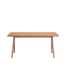 Simplie Fun velentina Dining Table, Natural Finish