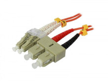 Кабели и провода для строительства synergy 21 S216731 волоконно-оптический кабель 2 m OM2 2x LC 2x SC Оранжевый