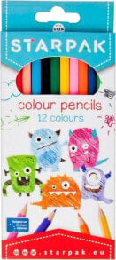 Цветные карандаши для рисования для детей starpak I KREDKI OLO 12KOL/180MM STARPAK PUD 12/144