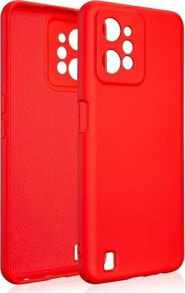 Beline Beline Etui Silicone Realme C31 czerwony /red