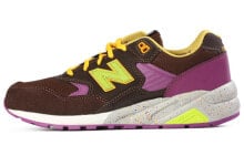 New Balance NB 580 Japan 复古运动 低帮 跑步鞋 男女同款 棕紫色 / Кроссовки New Balance MRT580BD NB 580 Japan MRT580BD