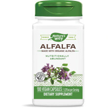 Растительные экстракты и настойки Nature's Way Alfalfa Растительный экстракт люцерны 1215 мг 100 растительных капсул
