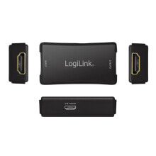 LogiLink HD0014 - Network repeater - 18000 Mbit/s - Black