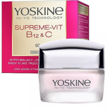 Feuchtigkeitsspendende Anti-Falten-Tagescreme 60+ - Yoskine Supreme-Vit B12 & C Anti-Aging Vitamin Filler Cream