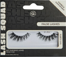 False eyelashes and glue