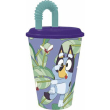 Cup with Straw Bluey 430 ml