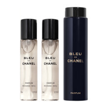 Мужская парфюмерия Chanel Bleu de Chanel Parfum Парфюмерная вода 3x20 мл. Сменные блоки