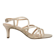 Купить бежевые женские сандалии Nina: Nina Neptune Evening Womens Beige Dress Sandals NEPTUNE-PLA