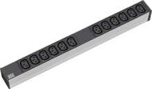 Smart extension cords and surge protectors 333.616 - Basic - 1U - Black - Grey - 12 AC outlet(s) - C13 coupler - 2 m