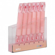 APLI Double Tip Highlighter Marker 6 Units