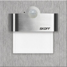 Купить интерьерная подсветка SKOFF: Oprawa schodowa SKOFF Oprawa LED TANGO LED PIR 120st. Motion Sensor Light 10V DC 1,0W IP20 6000 K szlif z czujnikiem ruchu MJ-TAN-K-W