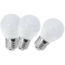 HEPOLUZ E27 5W 4000K Set LED Bulbs 3 Units