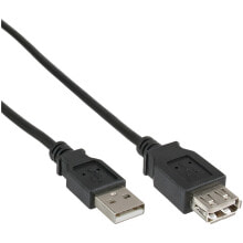 InLine 34602B USB кабель 2 m 2.0 USB A Черный