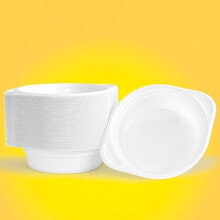 Одноразовая посуда office Products Flaczarka plastikowa OFFICE PRODUCTS, 500ml, śr. 16cm, 100 szt., biała