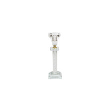 Candleholder Romimex Transparent Glass 5 x 20 x 5 cm