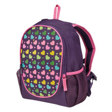 Детские рюкзаки и ранцы для школы для девочек Herlitz Rookie Rainbow Hearts рюкзак Школьный рюкзак Розовый, Пурпурный Полиэстер 50032815