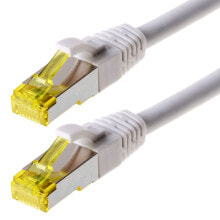 Кабели и разъемы для аудио- и видеотехники helos S/FTP (PIMF) CAT 6a 30m сетевой кабель Cat6a S/FTP (S-STP) Белый 118152