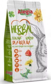 Купить наполнители и сено для грызунов Alegia: Alegia ALEGIA HERBAL KROLIK 600G A0121