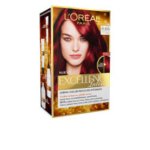 Краска для волос Loreal Paris Excellence Creme Tinte No. 6.66 Deep Scarlet Red Укрепляющая крем-краска для волос, оттенок глубокий алый красный