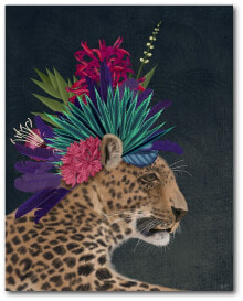 Courtside Market hothouse Leopard Gallery-Wrapped Canvas Wall Art - 18