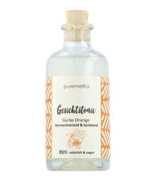 Купить средства для тонизирования кожи лица Puremetics: puremetics Gesichtspflege Gesichtstonic Gurke Orange (100 ml)