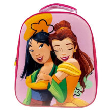 DISNEY 3D Princess Backpack 26x32x10 cm