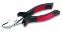 Pliers and side cutters 10 0526 - Diagonal-cutting pliers - Shock resistant - PU plastic,Steel - Plastic - Black/Red - 16 cm