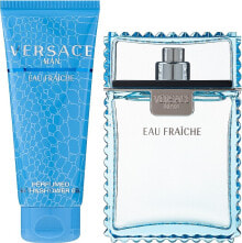 Versace Man Eau Fraiche - Set (Eau de Toilette 100ml + Duschgel 100ml)