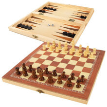 CB TOYS Chess Board 3 In 1 Wooden Board Game