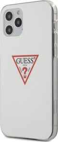 Guess Etui Guess Triangle Collection HardCase do iPhone 12 / 12 Pro białe