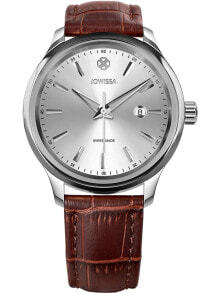 Мужские наручные часы с ремешком мужские наручные часы с коричневым кожаным ремешком Jowissa J4.197.L Tiro Herren 45mm 5ATM