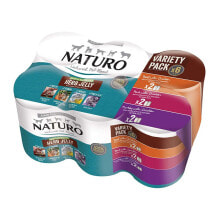 Купить товары для собак NATURO: NATURO Gelatin Multipack Can 390g Wet Dog Food 6 Units