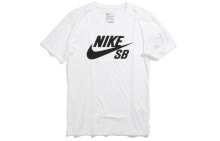 Nike SB Logo印花圆领短袖T恤 男款 白色 / Футболка Nike SB LogoT 821947-100